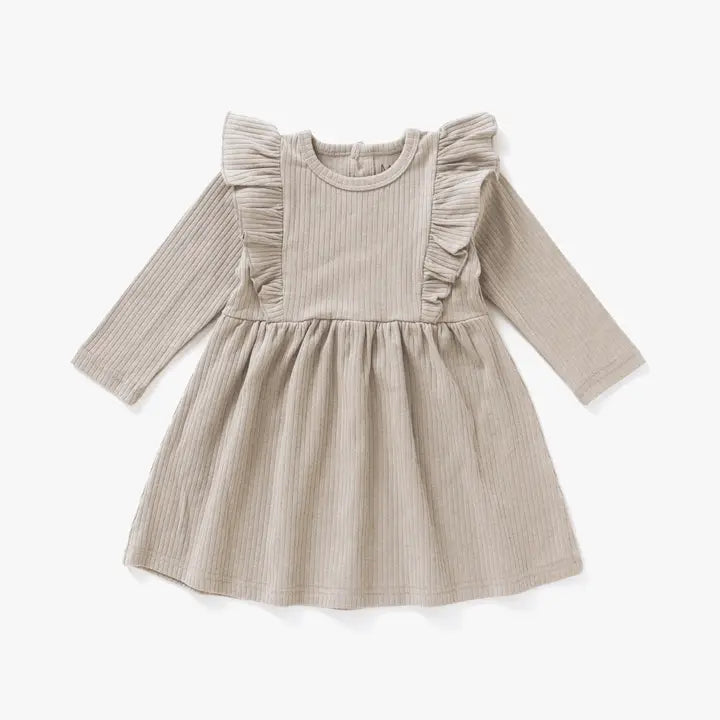 Ribbed Flutter Dress image 0