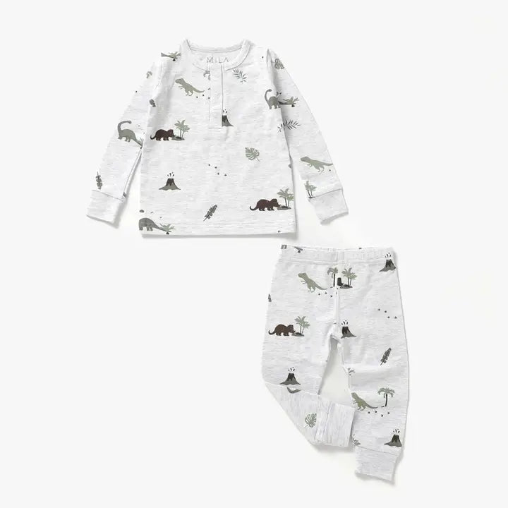 Long Sleeve Set - Dino image 0