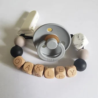 Personalized Name Pacifier Clip