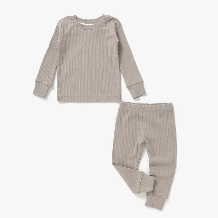 Ribbed Lounge Set - Mushroom image 0