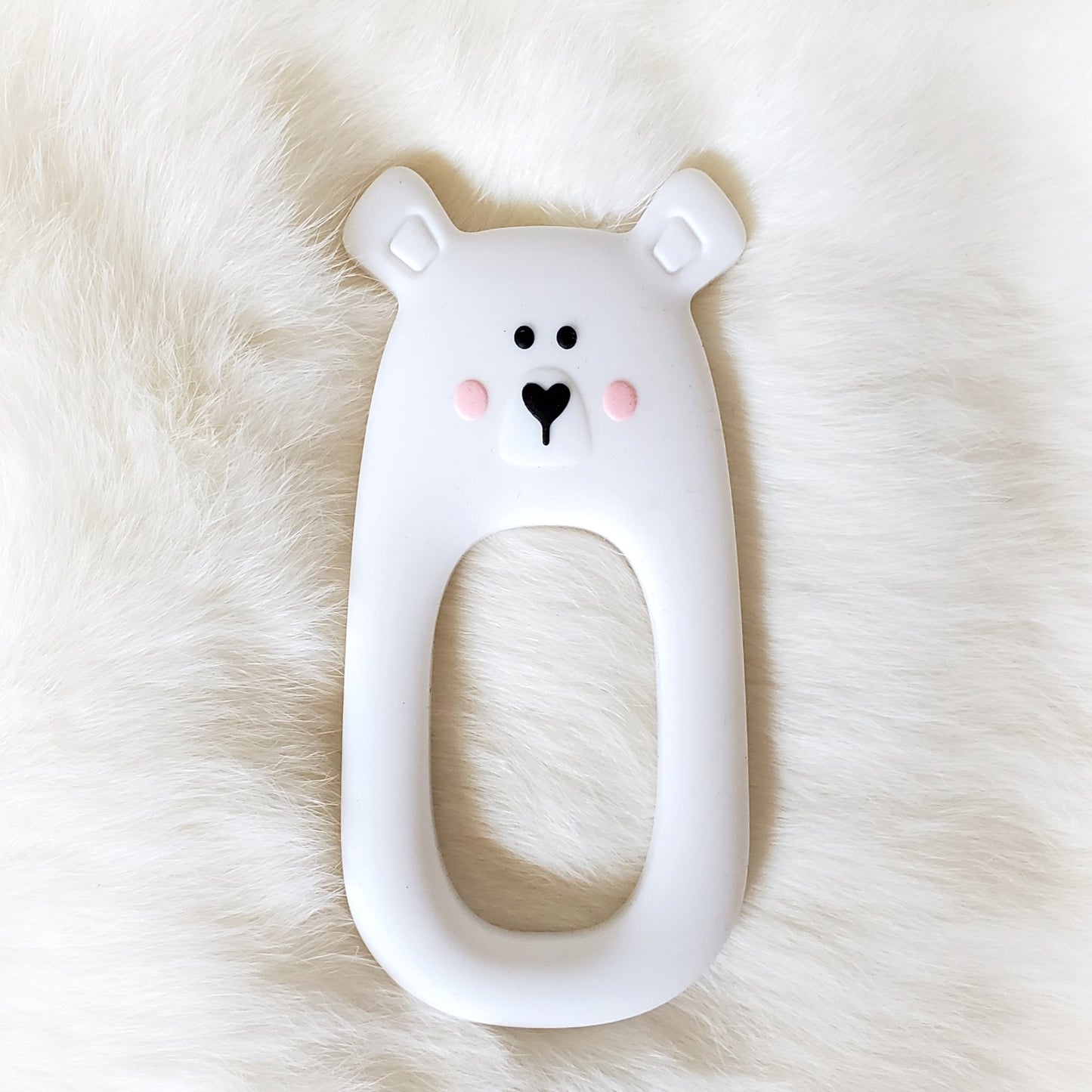 Little Cheeks Hand-Held Silicone Teether image 2