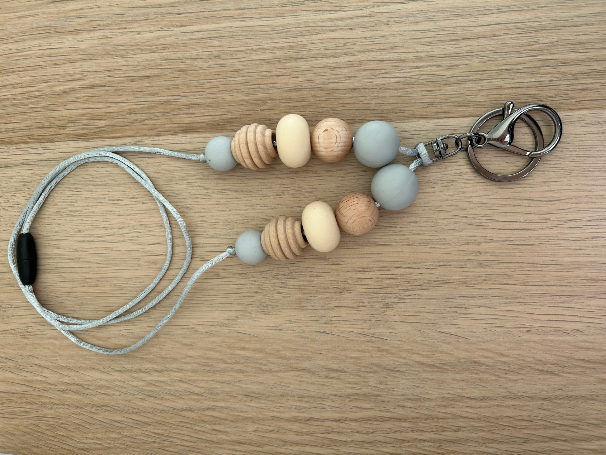 Silicone Beaded Lanyard image 0